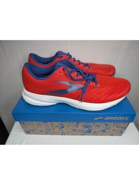 Brooks Launch 7 Men's Running Shoes Size 14 Red Blue